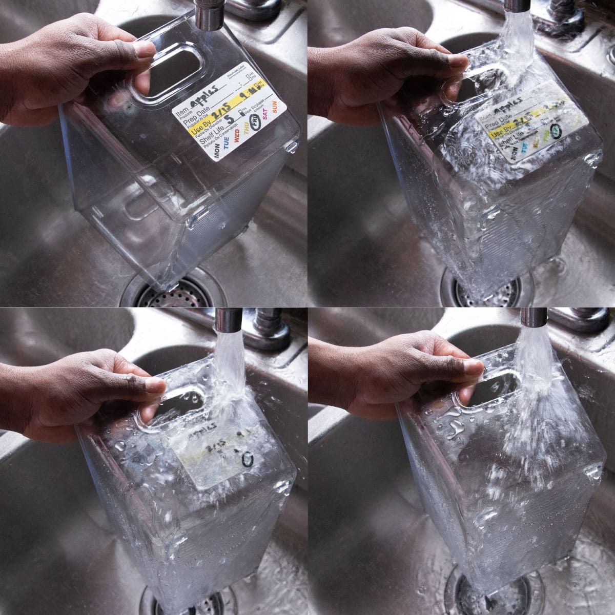 Dissolvable Day of the Week Use By Shelf Life Labels 2" x 3" Dissolvable Day of the Week Use By Shelf Life Labels 2" x 3"