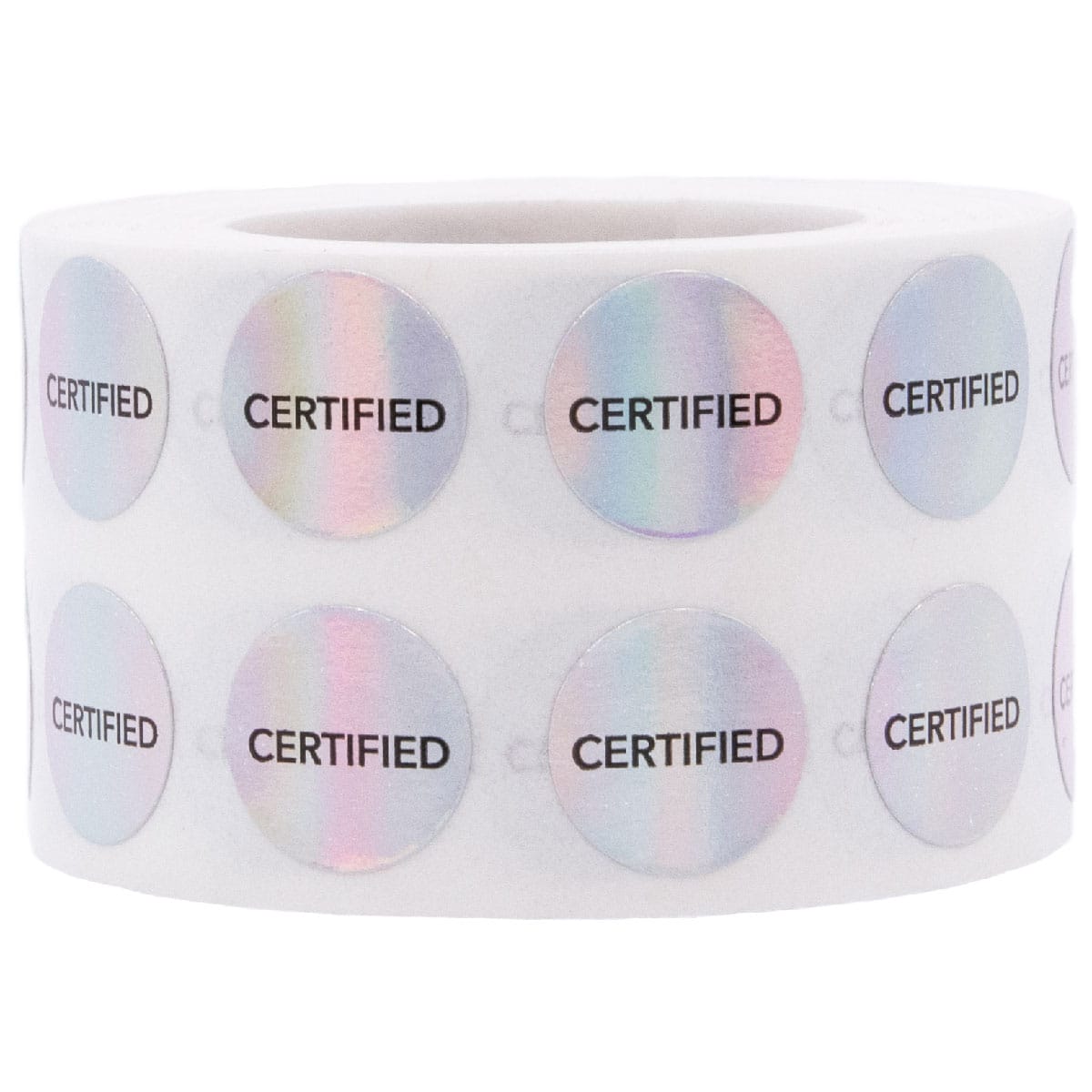 Small Holographic Certified Stickers | 0.5" Small Holographic Certified Stickers | 0.5"