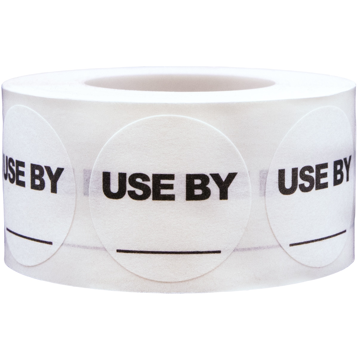 Dissolvable Use By Writable Food Prep Labels | 1" Round QTY 500 Dissolvable Use By Writable Food Prep Labels | 1" Round QTY 500