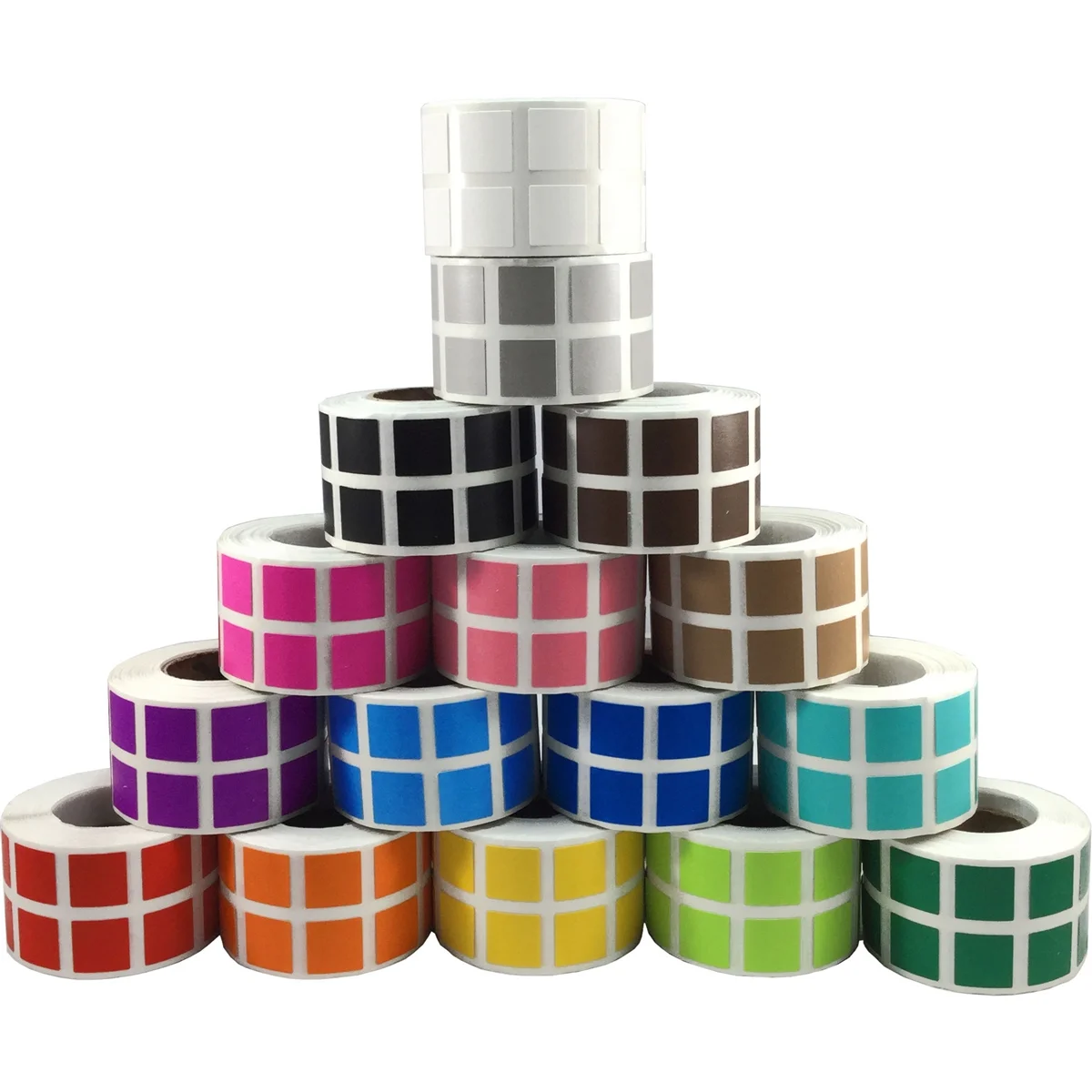 16 Colors Bulk Pack | 1/2" Square 16 Colors Bulk Pack | 1/2" Square