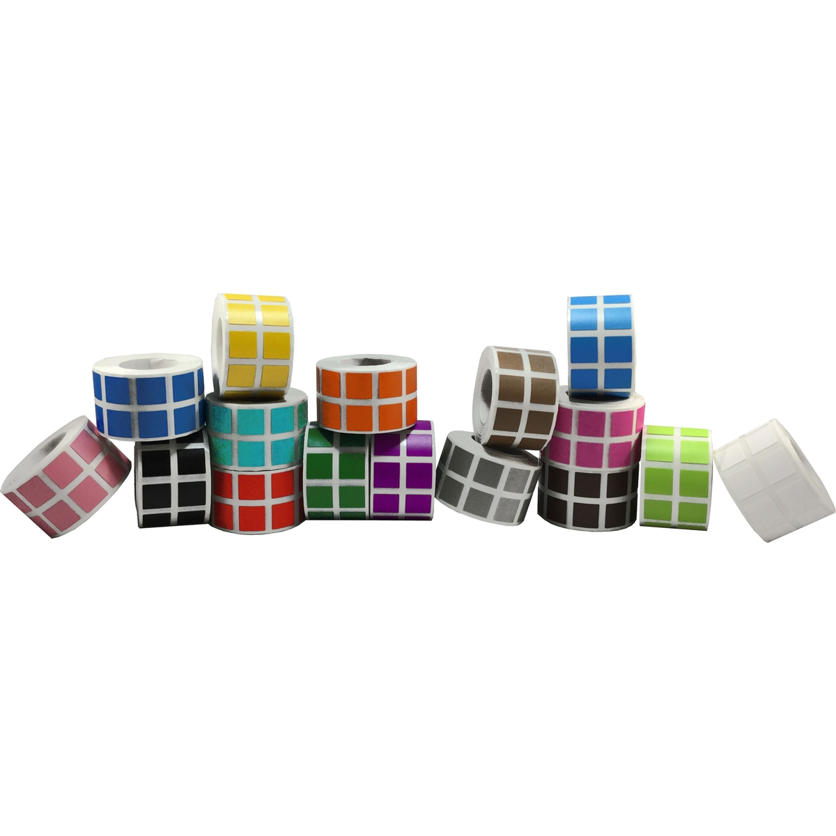 16 Colors Bulk Pack | 1/2" Square 16 Colors Bulk Pack | 1/2" Square