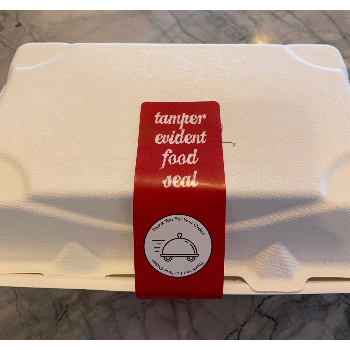 Tamper Evident Food Seals for Take Out QTY 500