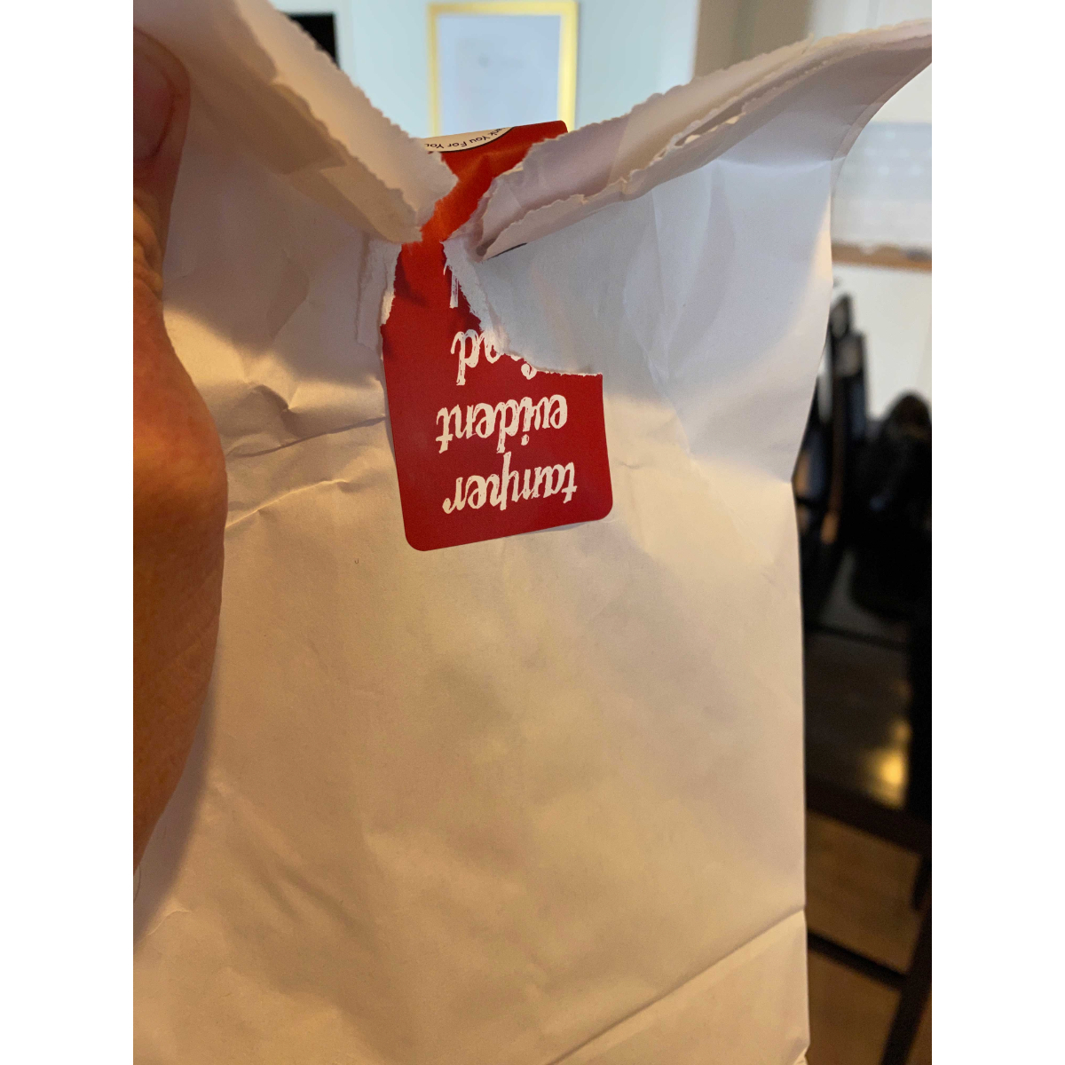 Tamper Evident Food Seals for Take Out QTY 500