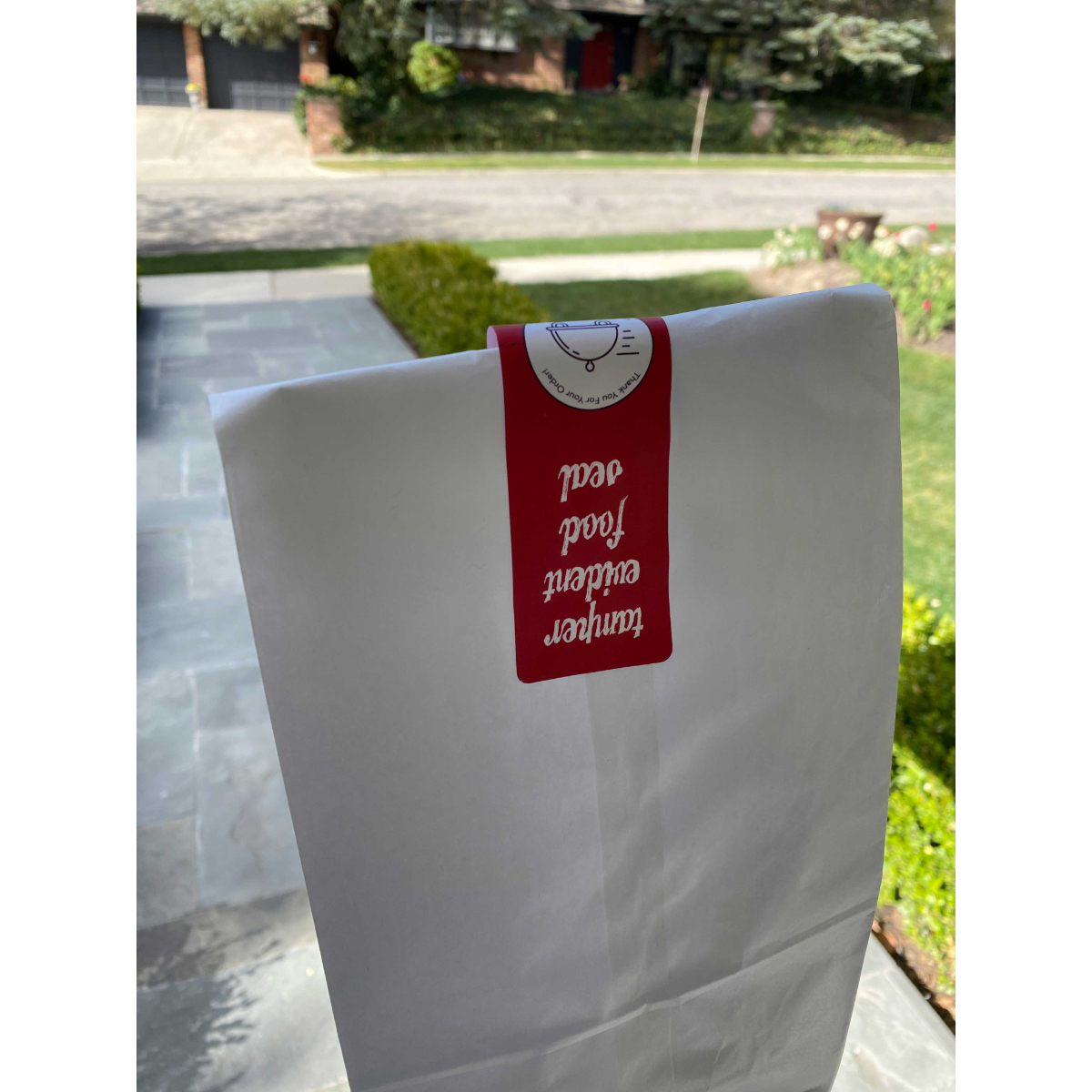 Tamper Evident Food Seals for Take Out QTY 500