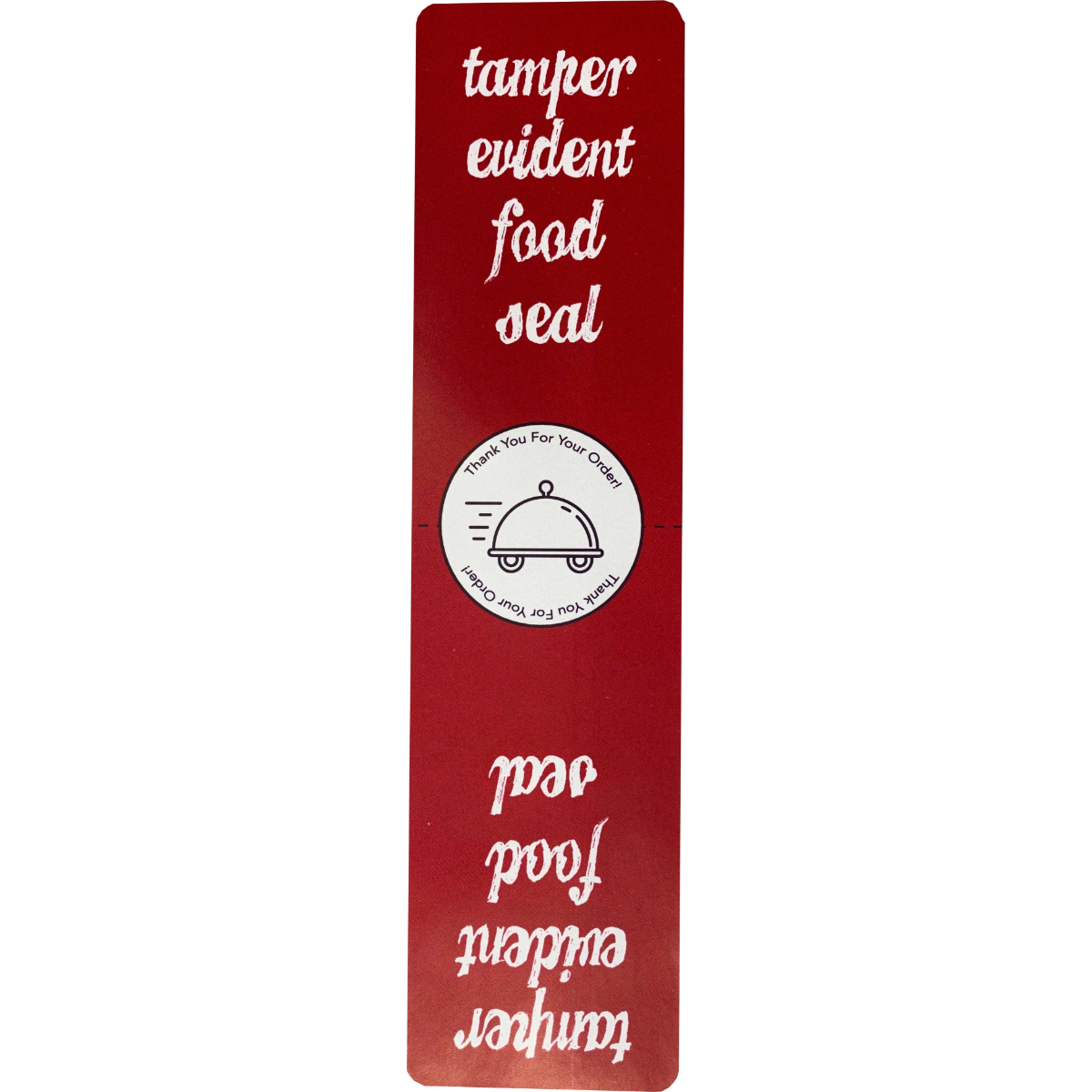 Tamper Evident Food Seals for Take Out QTY 500