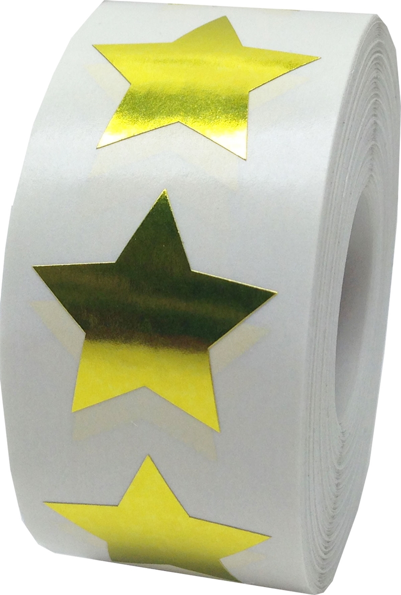 Gold Star Stickers 1" QTY 500 Gold Star Stickers 1" QTY 500