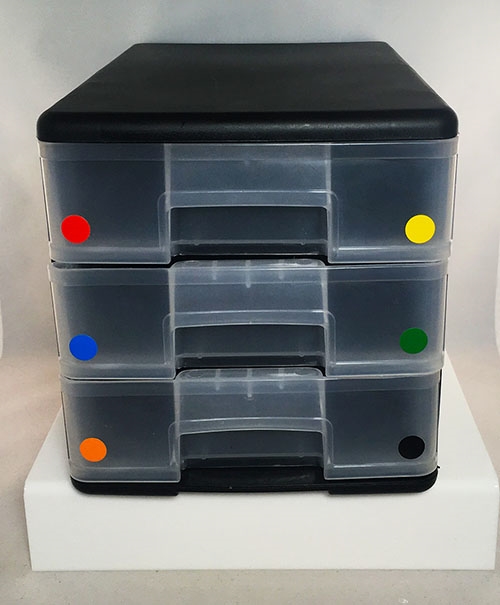 Primary Colored Dot Stickers 1/2" Round Bulk Pack Primary Colored Dot Stickers 1/2" Round Bulk Pack