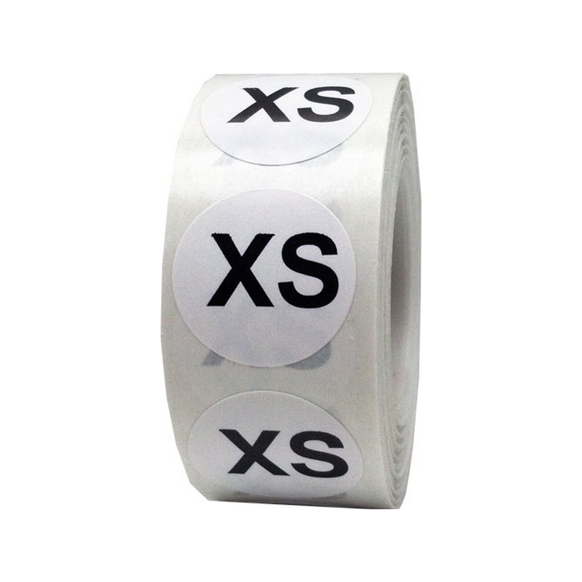 Colored Round Shirt Size Stickers QTY 500 Colored Round Shirt Size Stickers QTY 500