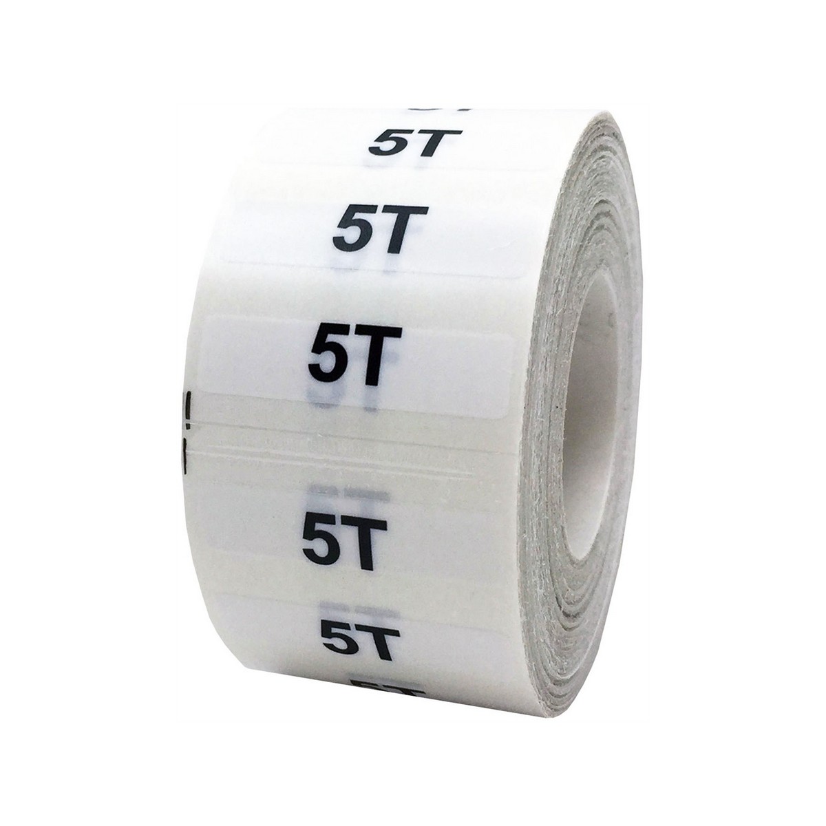 Ultra Clear Baby and Toddler Size Labels for Retail Shirts 1.25" x 5"