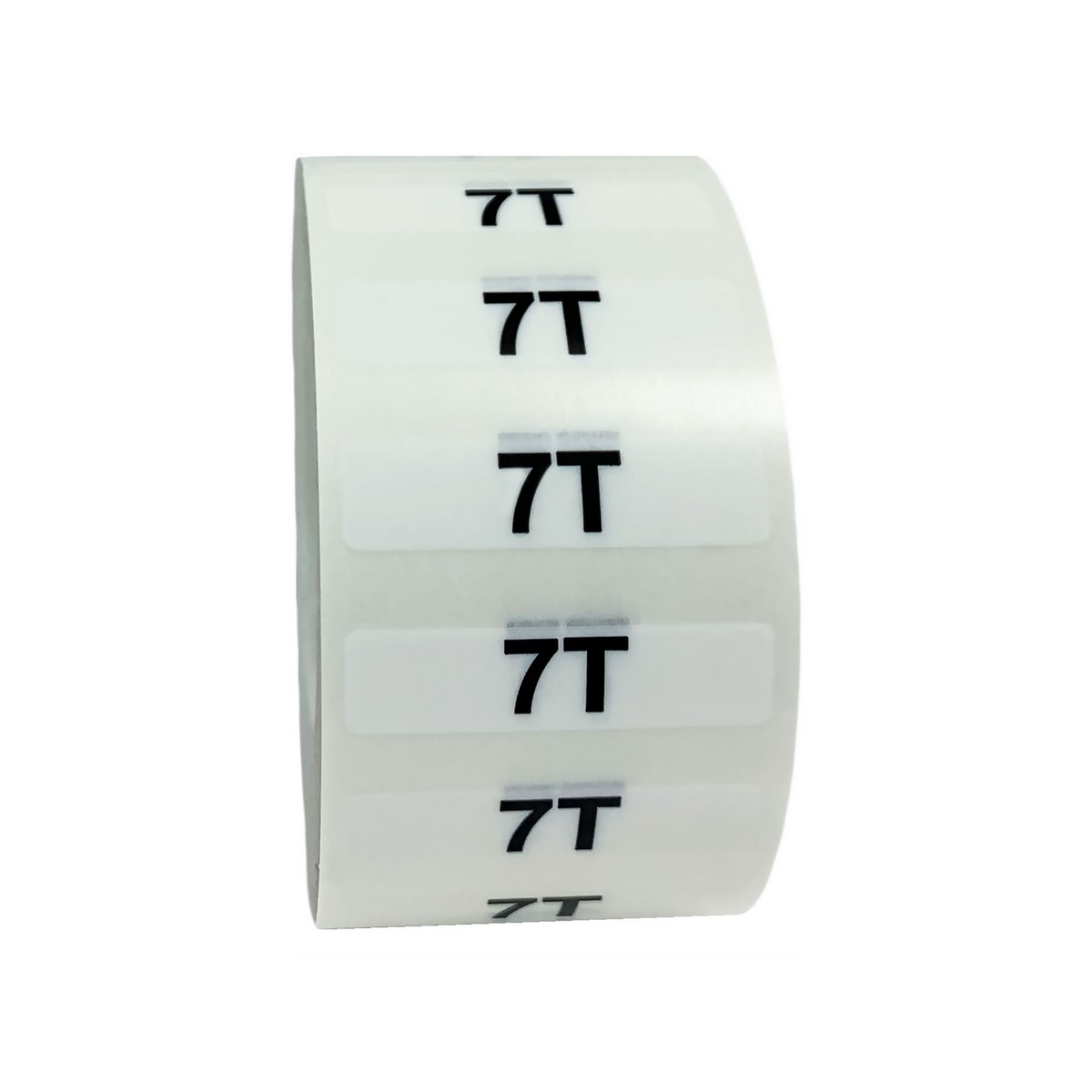 Ultra Clear Baby and Toddler Size Labels for Retail Shirts 1.25" x 5"