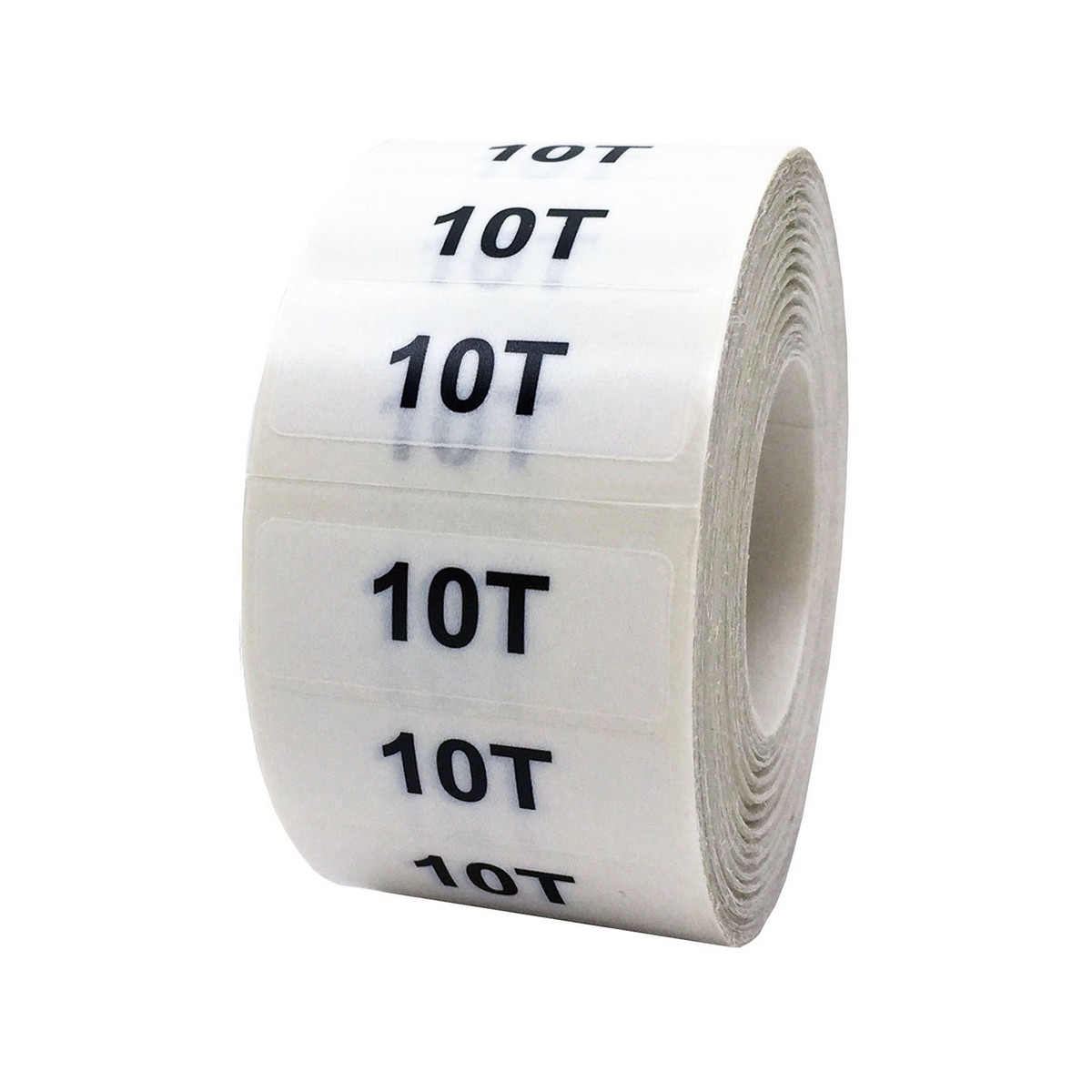 Ultra Clear Baby and Toddler Size Labels for Retail Shirts 1.25" x 5"