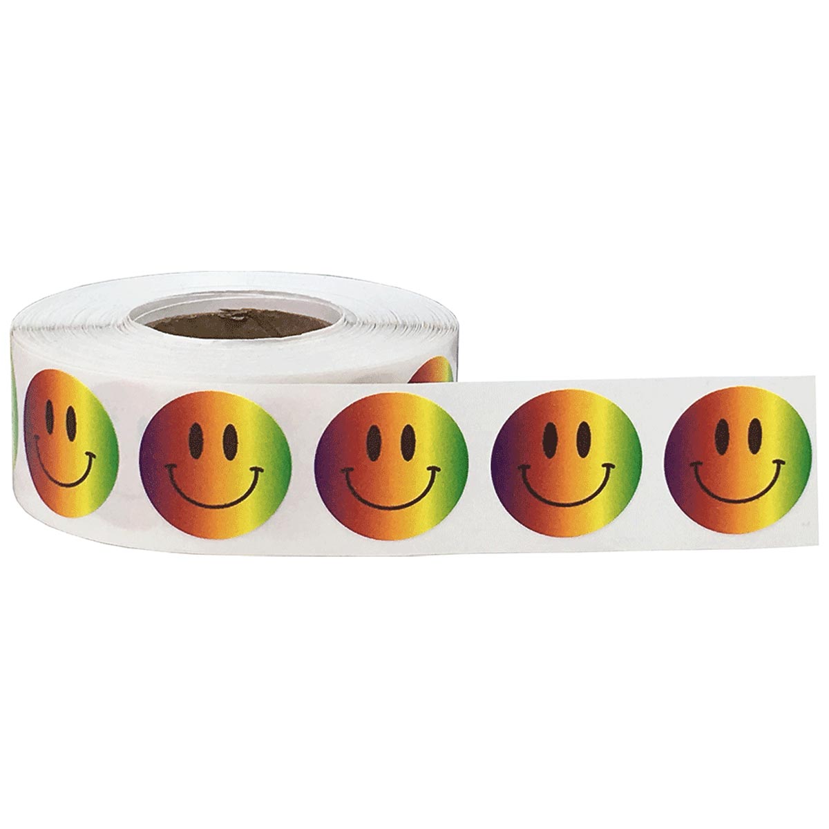 Rainbow Smiley Face Stickers 3/4" QTY 500 Rainbow Smiley Face Stickers 3/4" QTY 500