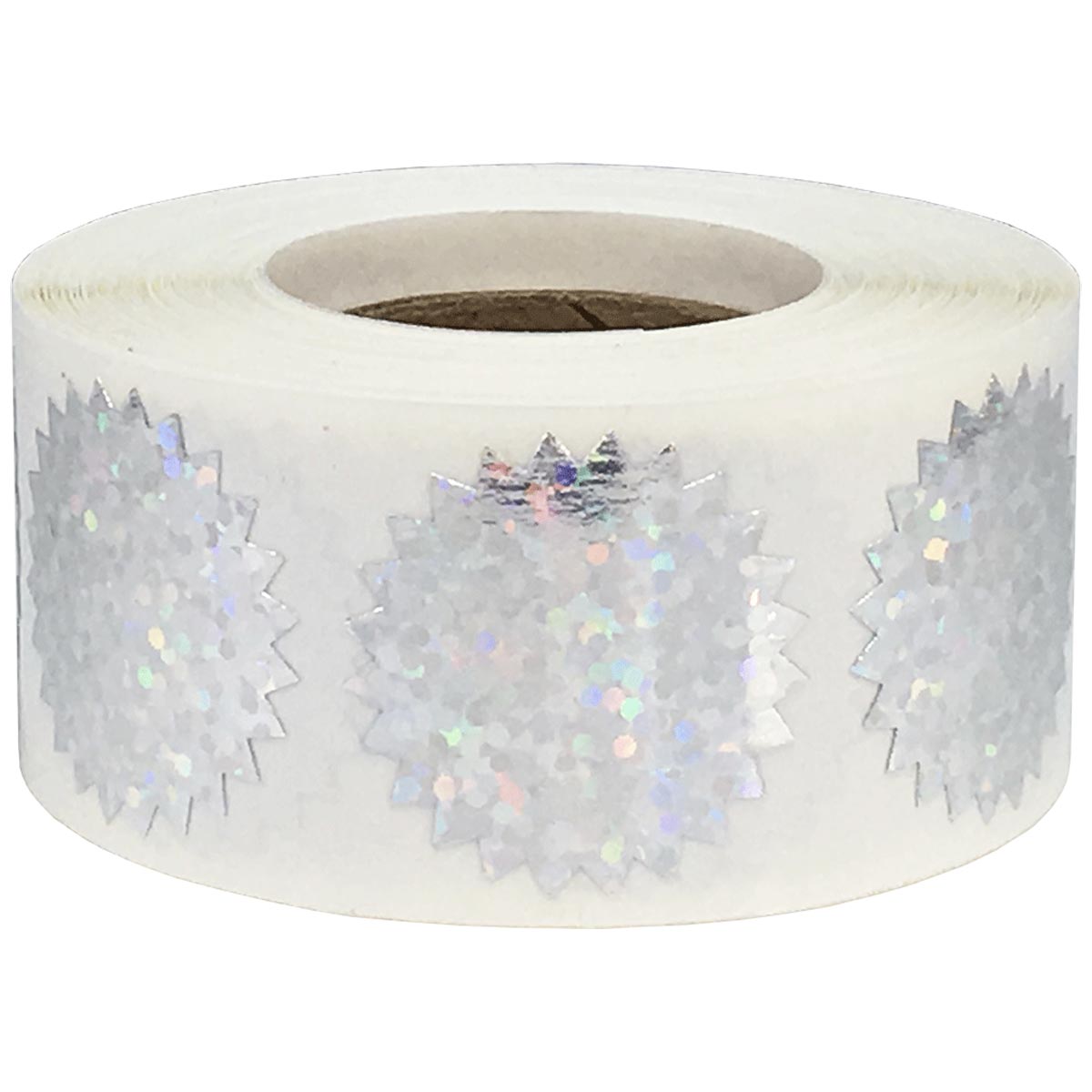 Silver Sparkle Seal Labels 1" Round Silver Sparkle Seal Labels 1" Round