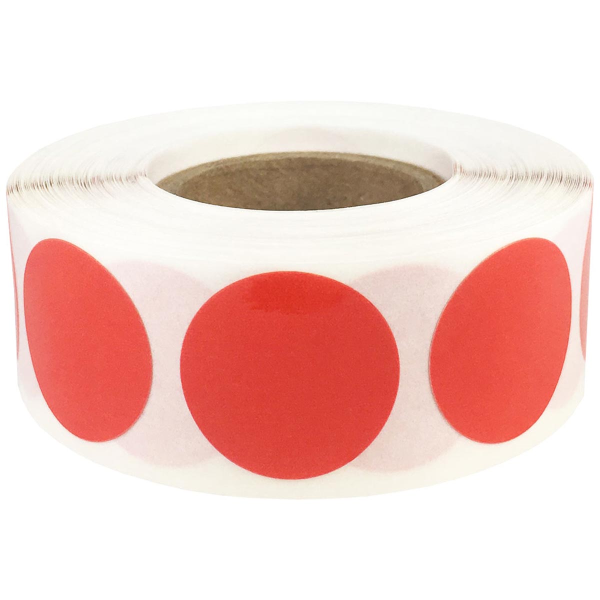 Red Weather Resistant Labels 3/4" Round QTY 500 Red Weather Resistant Labels 3/4" Round QTY 500