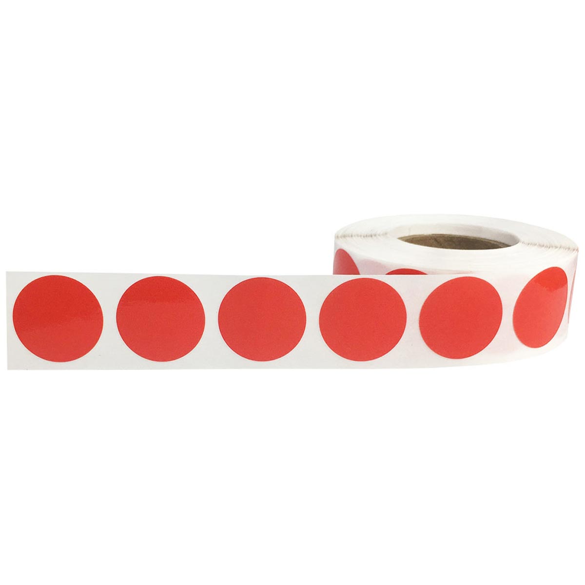 Red Weather Resistant Labels 3/4" Round QTY 500 Red Weather Resistant Labels 3/4" Round QTY 500