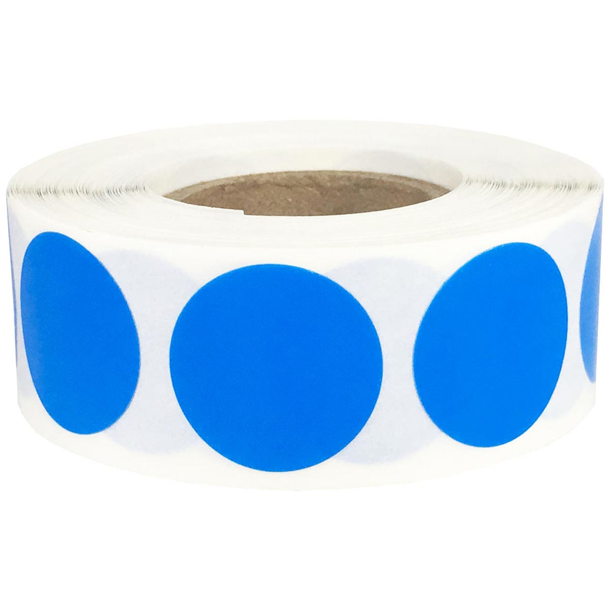 Blue Weather Resistant Labels 3/4" Round QTY 500