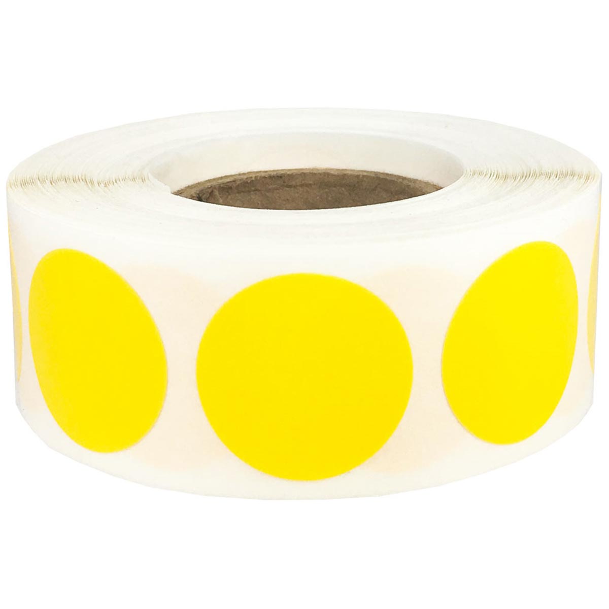 Yellow Weather Resistant Labels 3/4" Round QTY 500 Yellow Weather Resistant Labels 3/4" Round QTY 500
