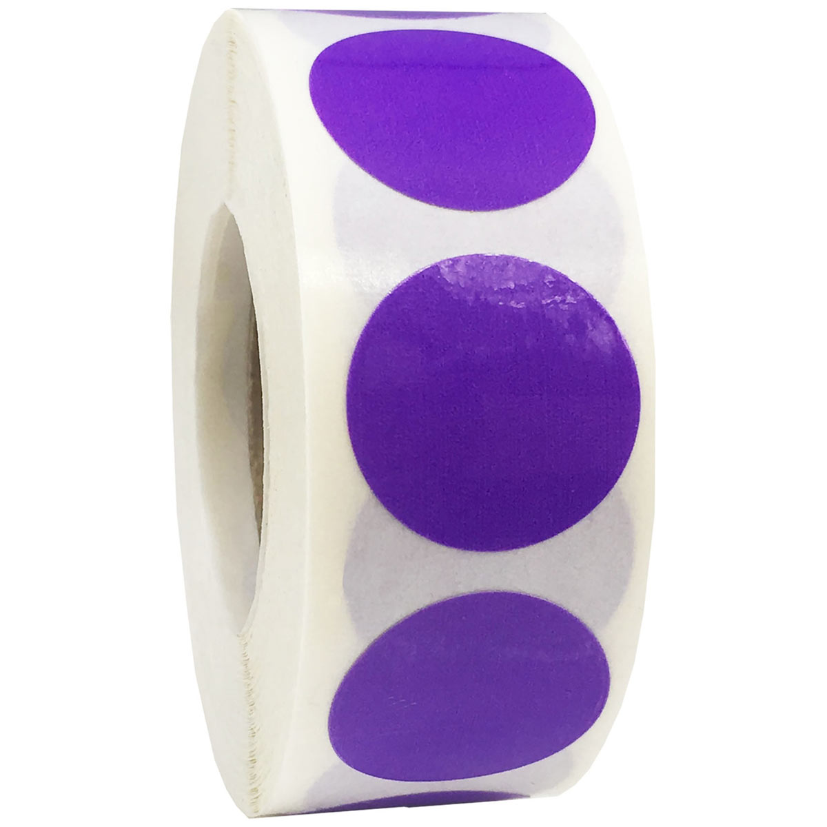 Purple Weather Resistant Labels 3/4" Round QTY 500 Purple Weather Resistant Labels 3/4" Round QTY 500