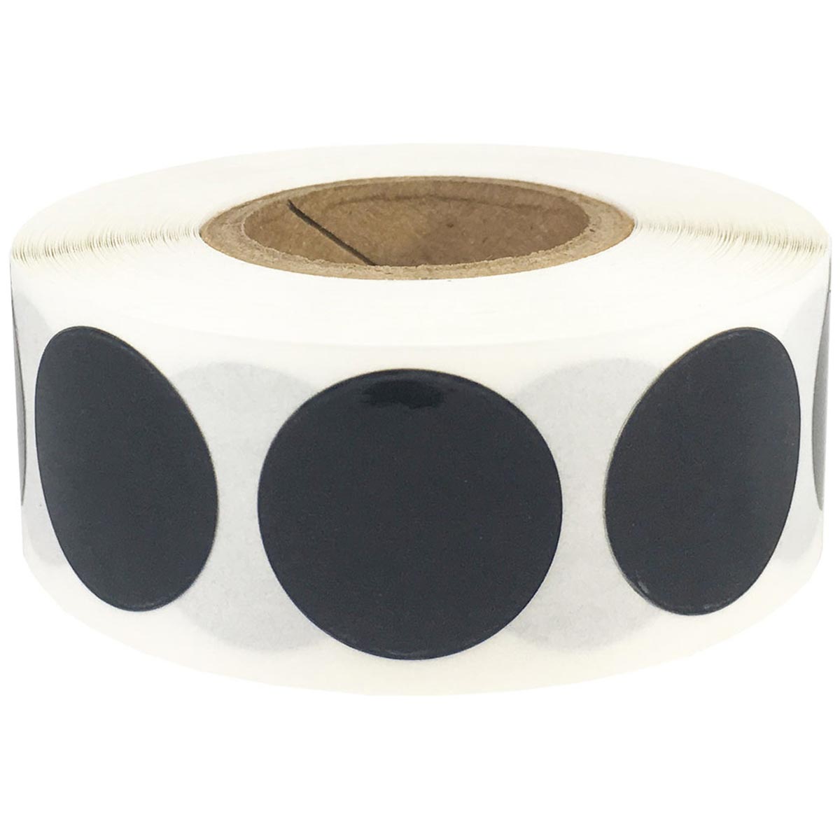 Black Weather Resistant Labels 3/4" Round QTY 500 Black Weather Resistant Labels 3/4" Round QTY 500