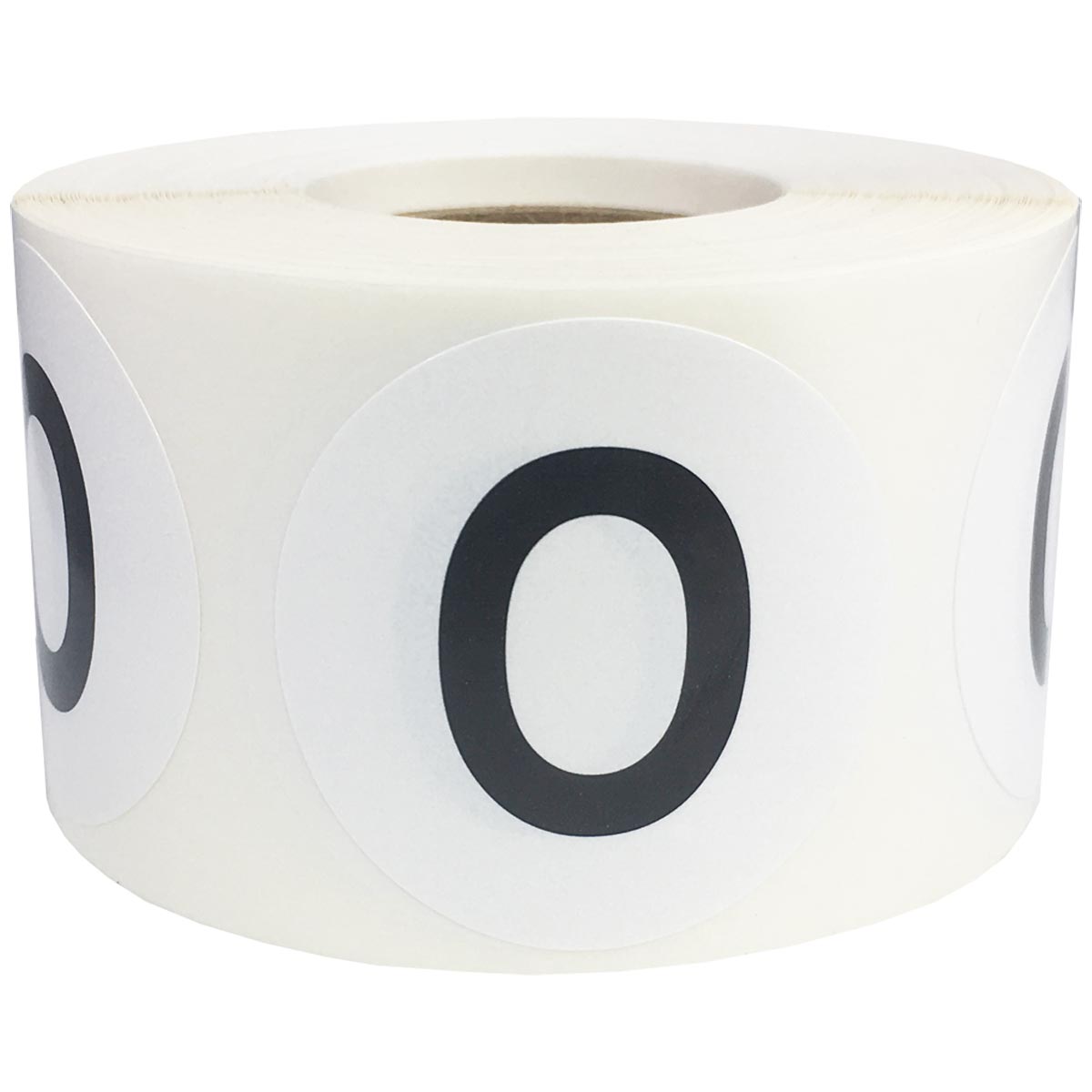 Large Letter O Stickers 1.5" Round QTY 500 Large Letter O Stickers 1.5" Round QTY 500
