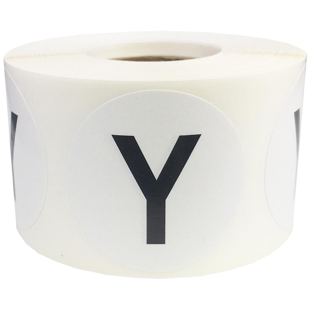 Large Letter Y Stickers 1.5" Round QTY 500 Large Letter Y Stickers 1.5" Round QTY 500