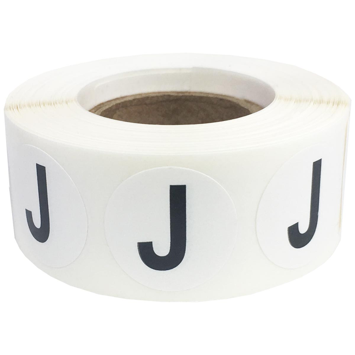 Letter J Stickers 3/4" Round QTY 500