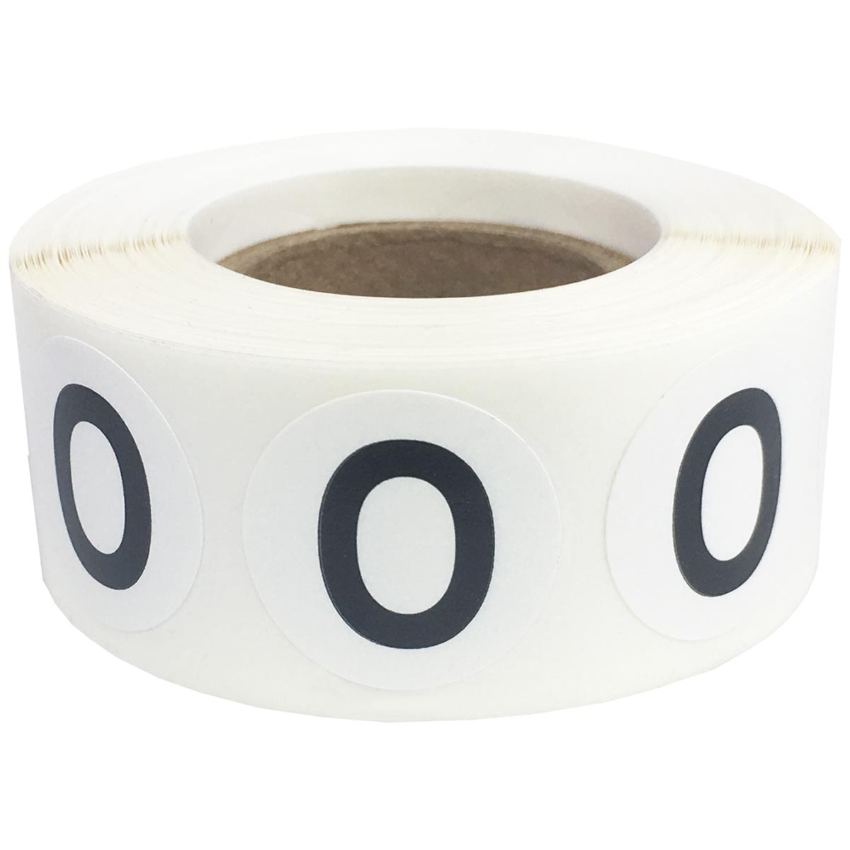 Letter O Stickers 3/4" Round QTY 500