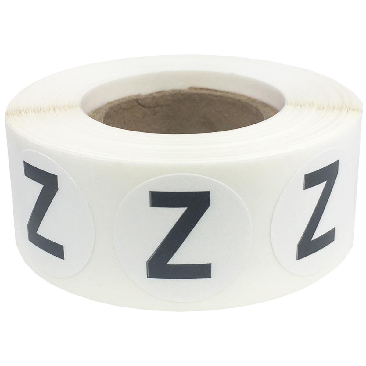 Letter Z Stickers 3/4" Round QTY 500