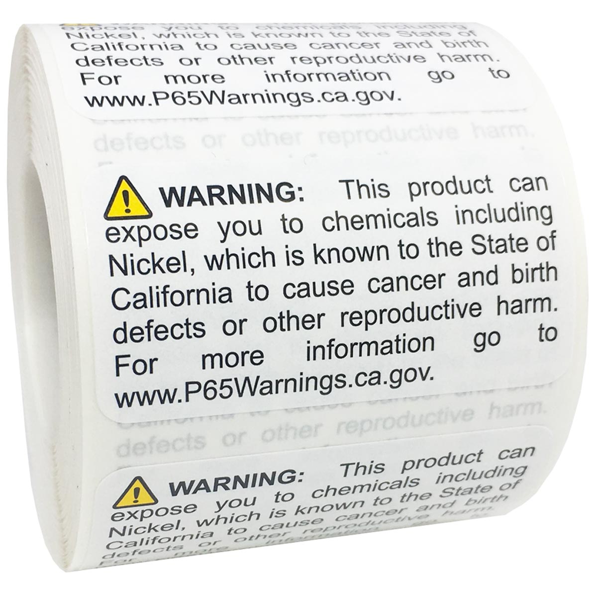 Prop 65 Labels Exposure to Nickel QTY 500 Prop 65 Labels Exposure to Nickel QTY 500