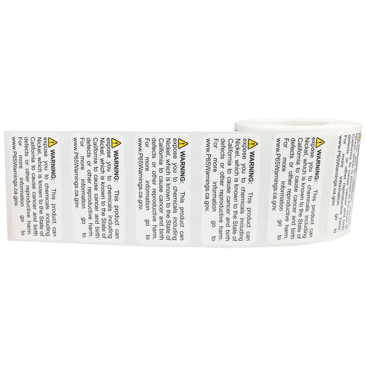 Prop 65 Labels Exposure to Nickel QTY 500 Prop 65 Labels Exposure to Nickel QTY 500