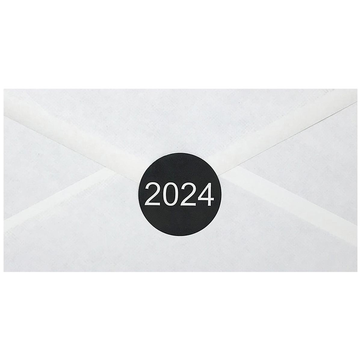 Large Year 2024 Stickers 1.5" Round QTY 500 Large Year 2024 Stickers 1.5" Round QTY 500