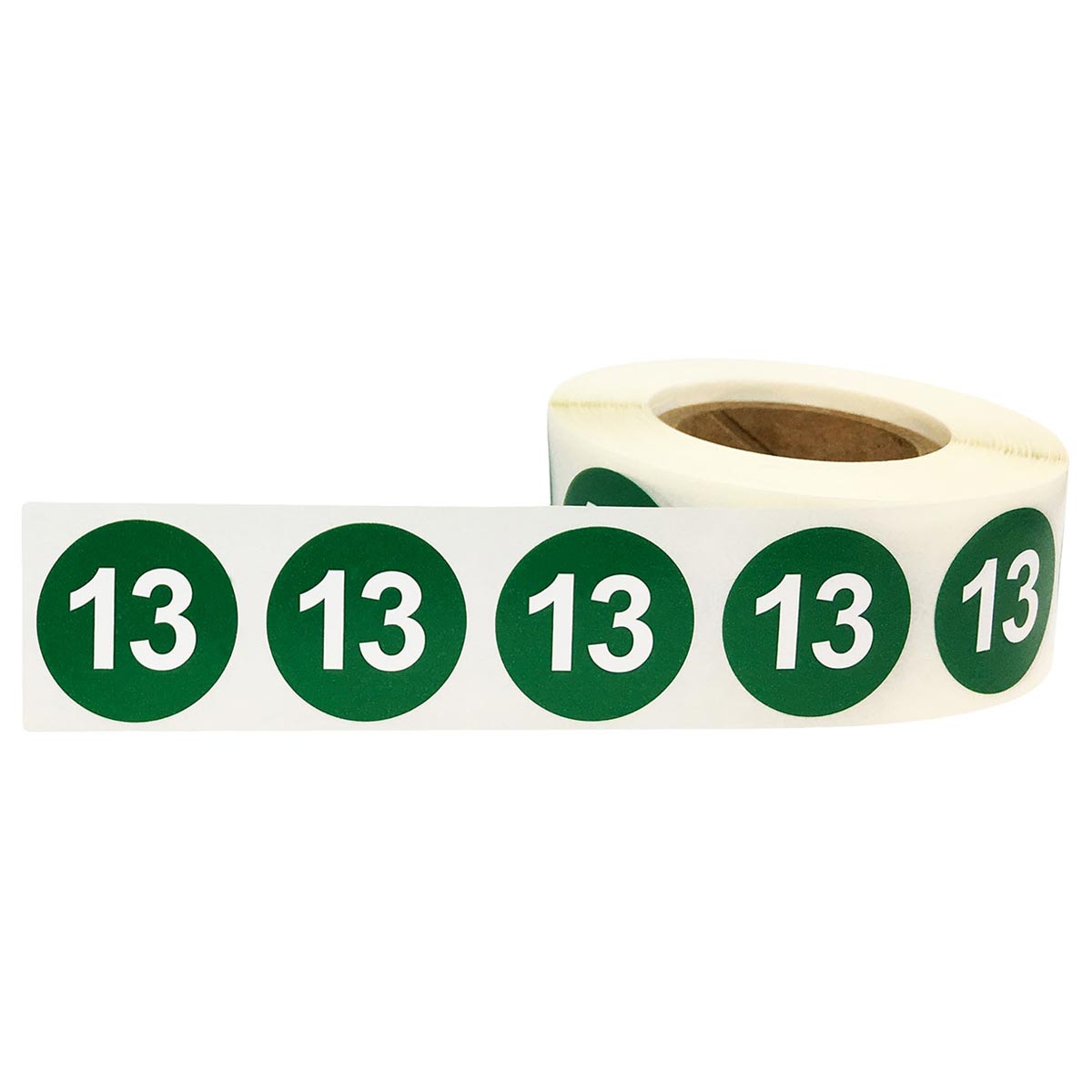 Color Coding Number 13 Stickers 3/4" QTY 500 Color Coding Number 13 Stickers 3/4" QTY 500