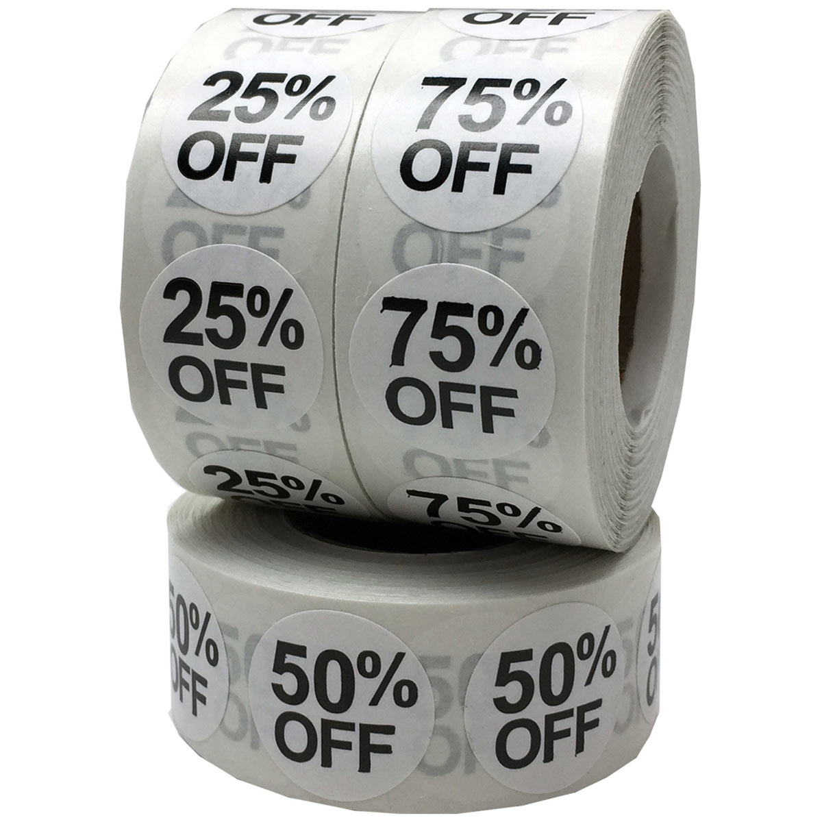 Percent Off Labels 3/4" QTY 500 Percent Off Labels 3/4" QTY 500