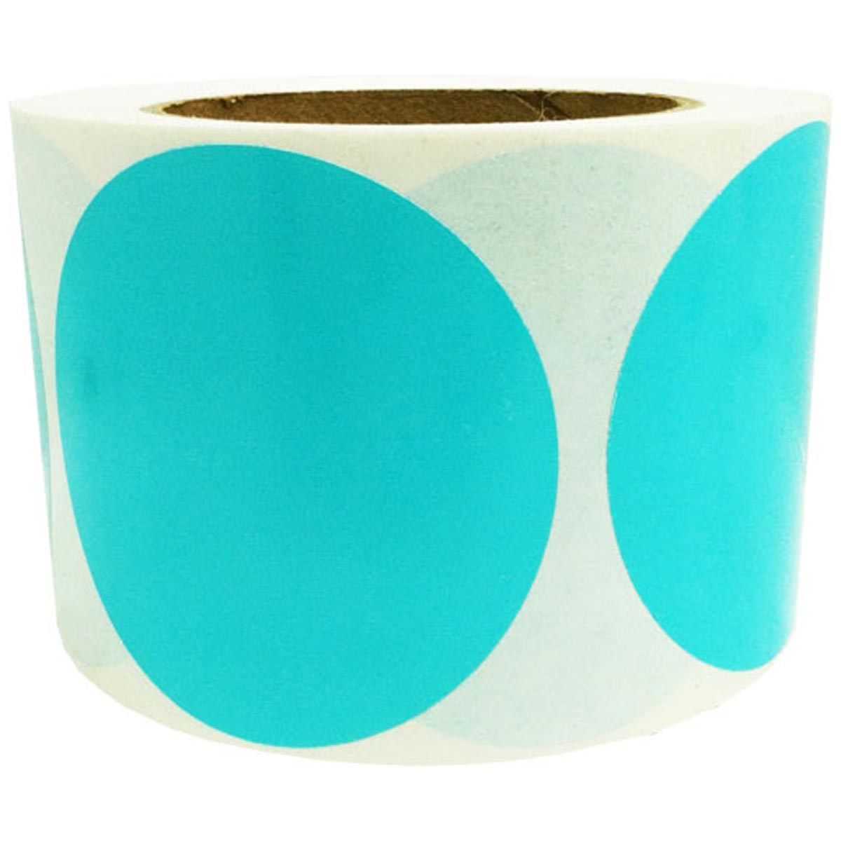 Teal Stickers 3" Round QTY 500 Teal Stickers 3" Round QTY 500