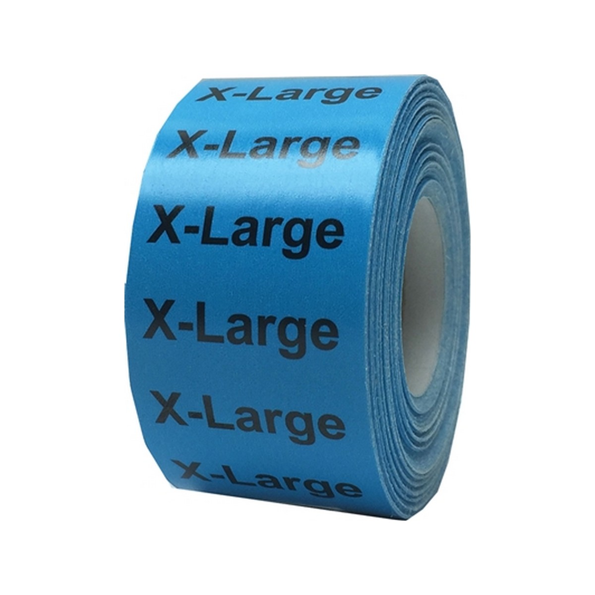 Color Coded Size Strip Labels for Retail Shirts | 1.25" x 5" QTY 125 Color Coded Size Strip Labels for Retail Shirts | 1.25" x 5" QTY 125