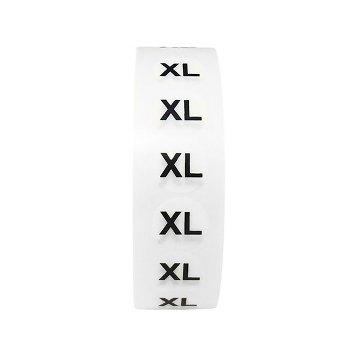 Ultra Clear Size Strip Stickers for Retail Clothing | 3/4″ x 4″ QTY 200