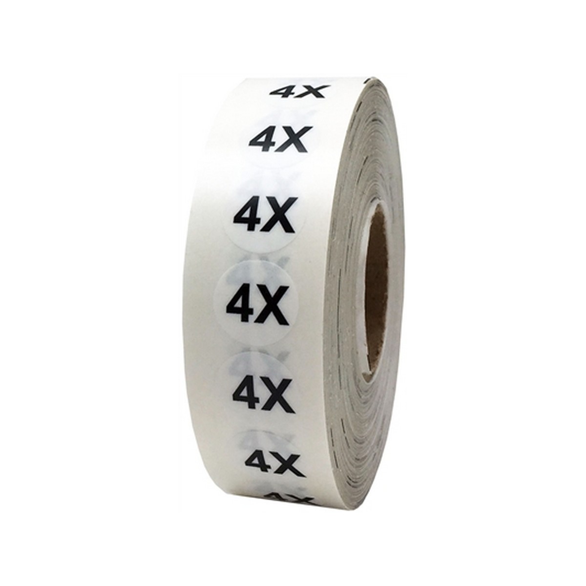 Ultra Clear Size Strip Stickers for Retail Clothing | 3/4″ x 4″ QTY 200