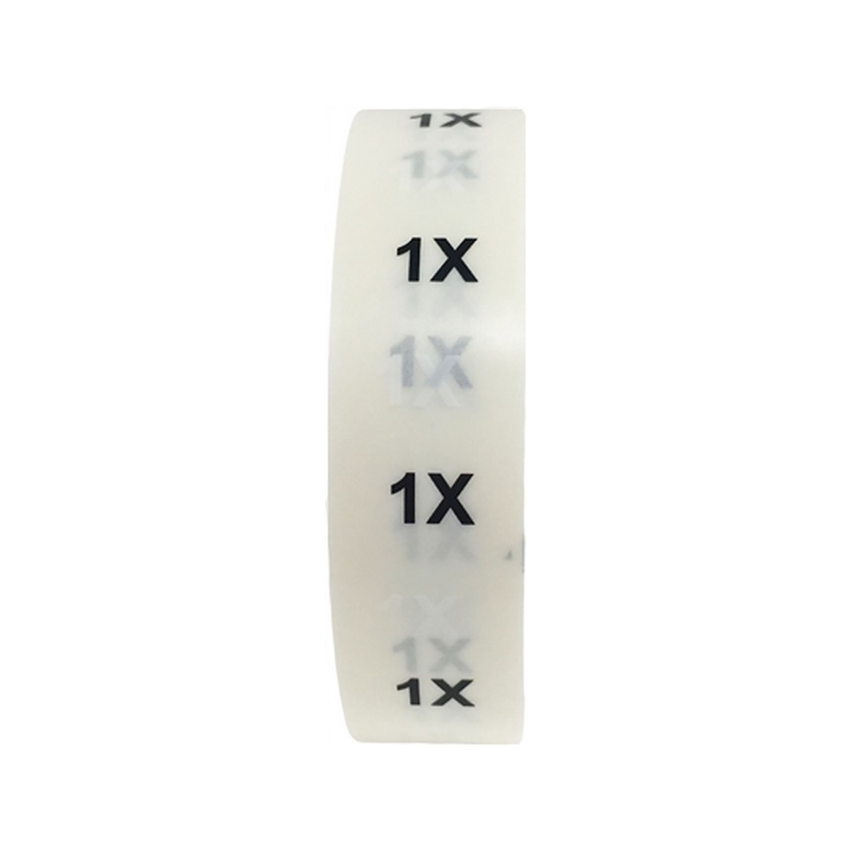 Ultra Clear Thin Long Size Strip Labels for Retail Shirts | 3/4″ x 6″ QTY 200
