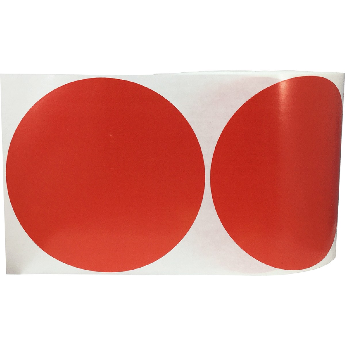 Red Stickers Large 5" Round QTY 500 Red Stickers Large 5" Round QTY 500