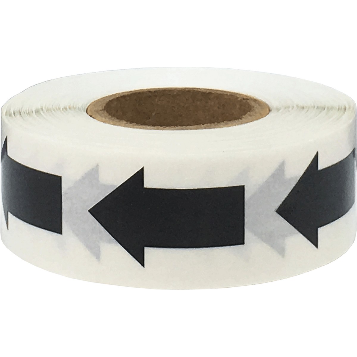 Black Arrow Shape Stickers 1" Quantity 500