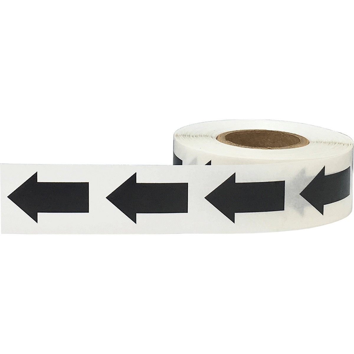 Black Arrow Shape Stickers 1" Quantity 500