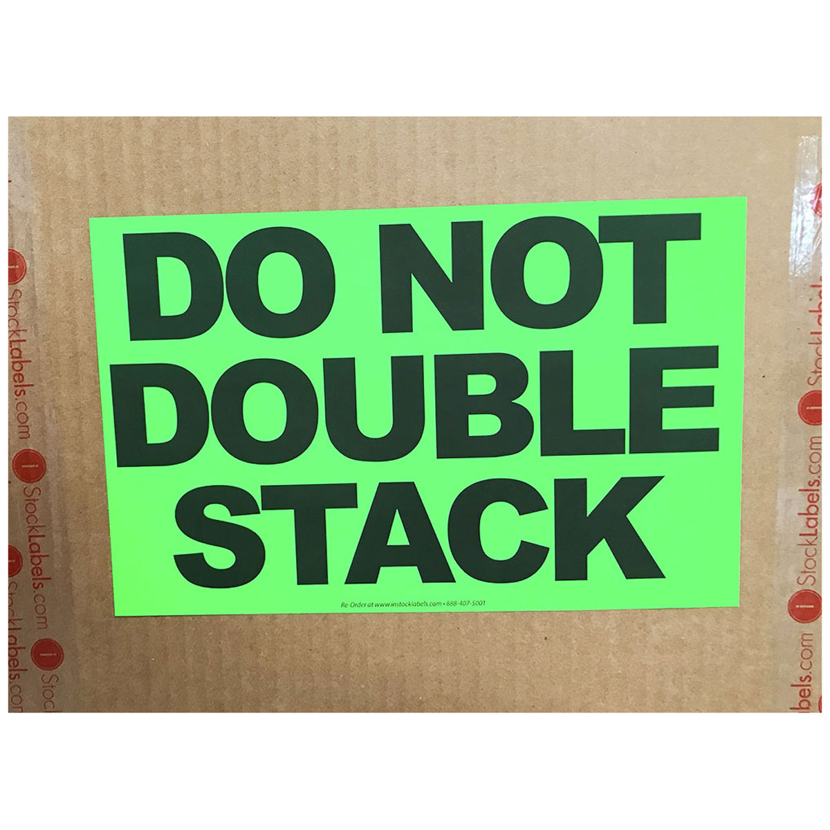 Do Not Double Stack Labels - Flo Green Quantity 250 Do Not Double Stack Labels - Flo Green Quantity 250