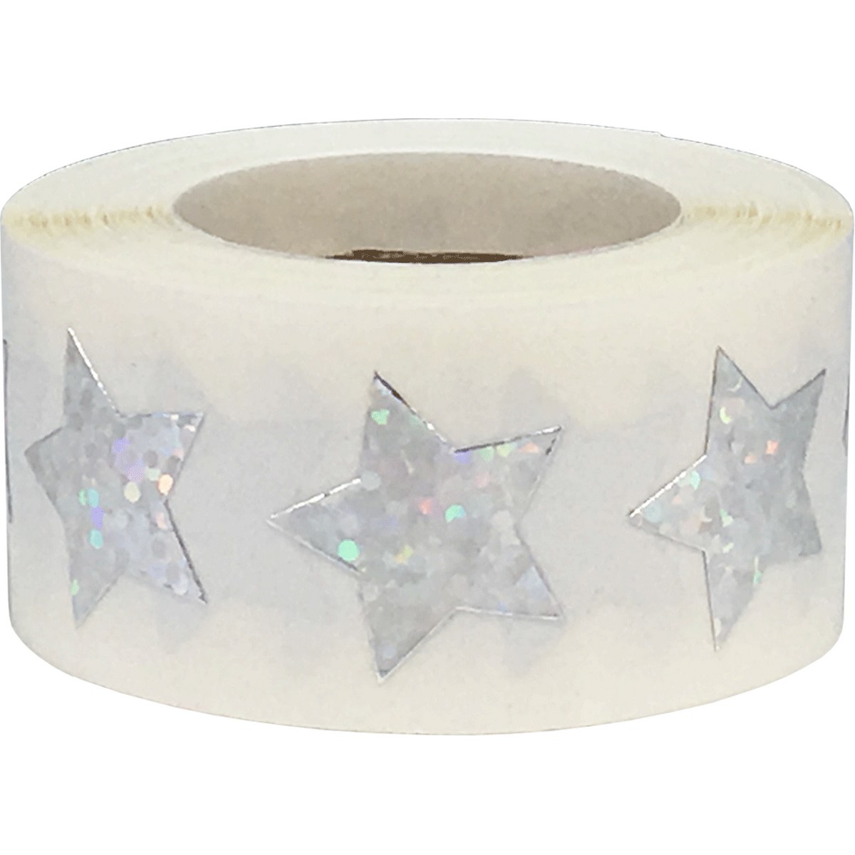 Silver Holographic Sparkle Star Stickers 3/4" Inch Silver Holographic Sparkle Star Stickers 3/4" Inch