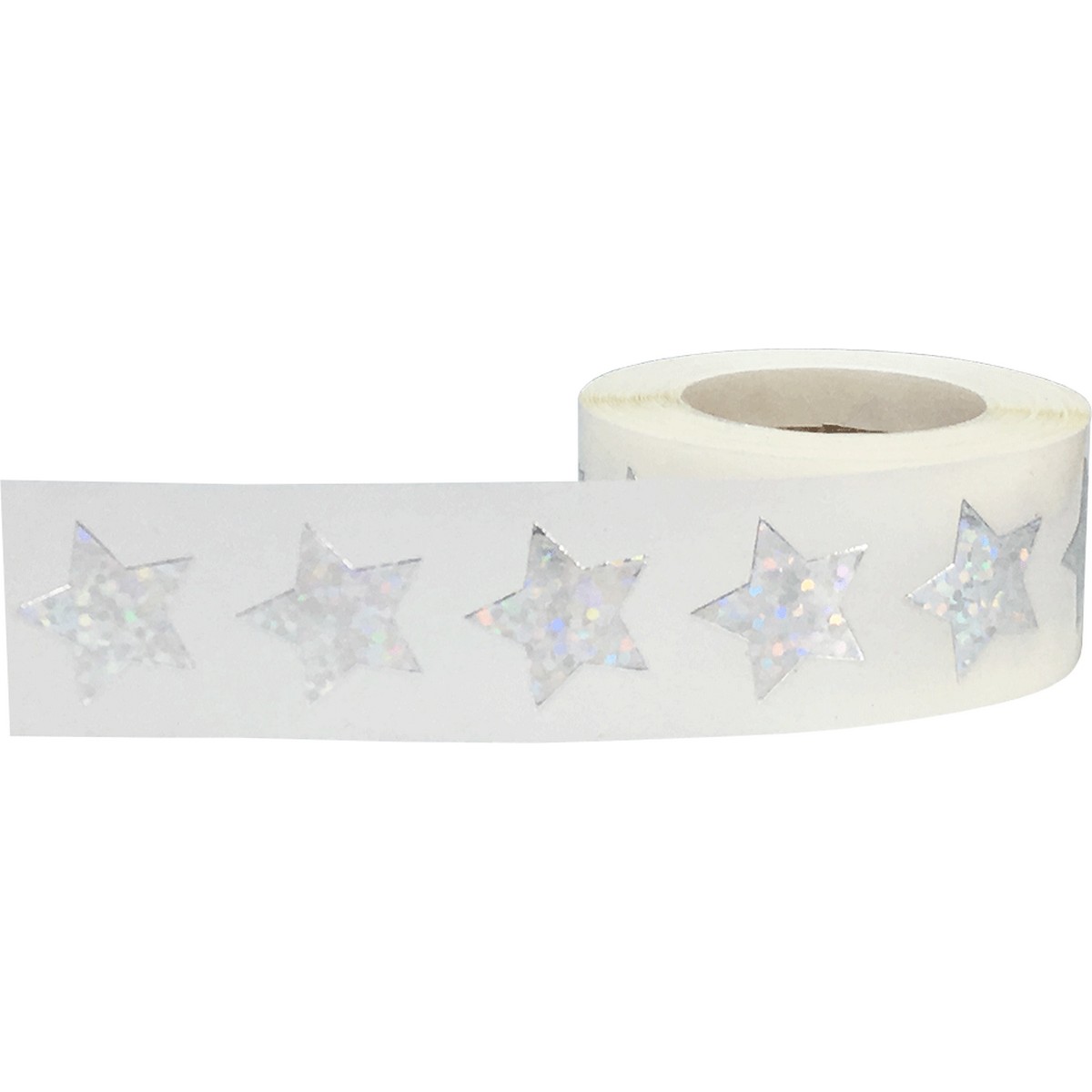 Silver Holographic Sparkle Star Stickers 3/4" Inch Silver Holographic Sparkle Star Stickers 3/4" Inch