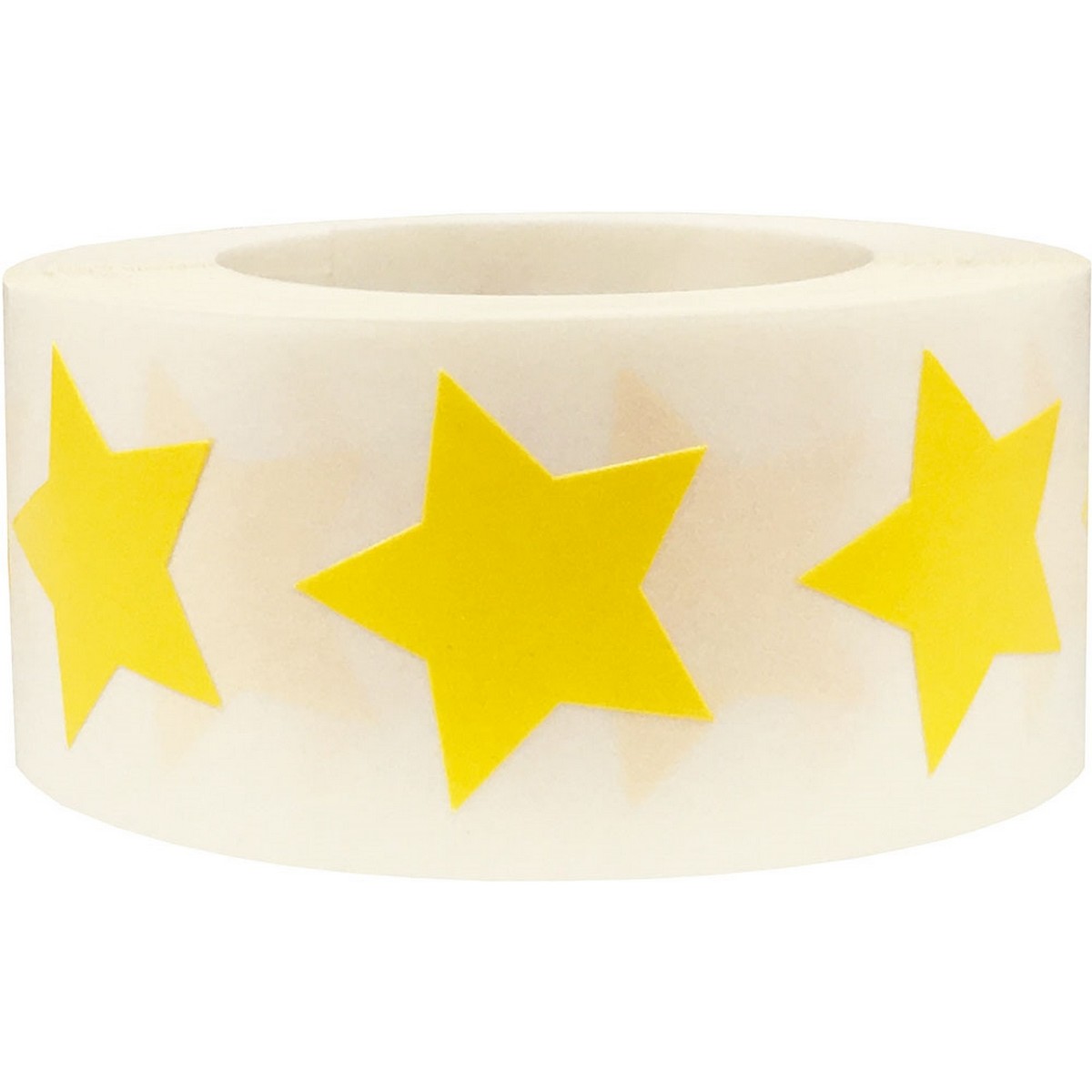 Yellow Star Stickers 3/4" QTY 500