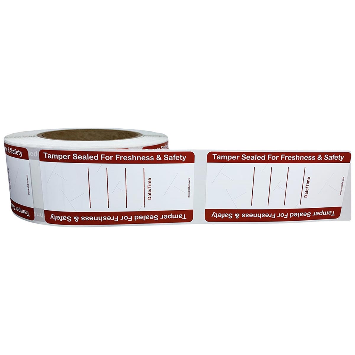 Tamper Sealed For Freshness and Safety Labels | 2 x 4"