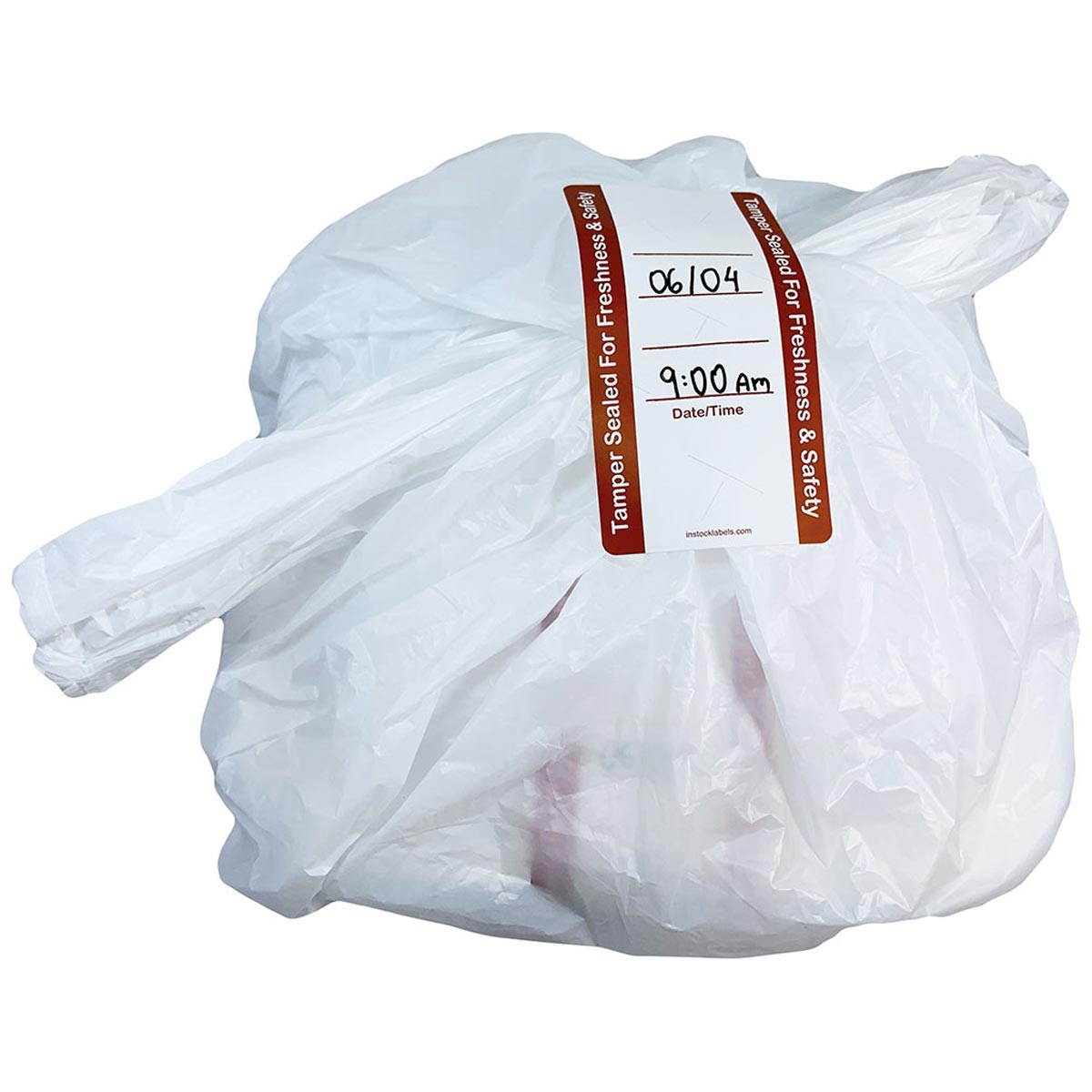 Tamper Sealed For Freshness and Safety Labels | 2 x 4"