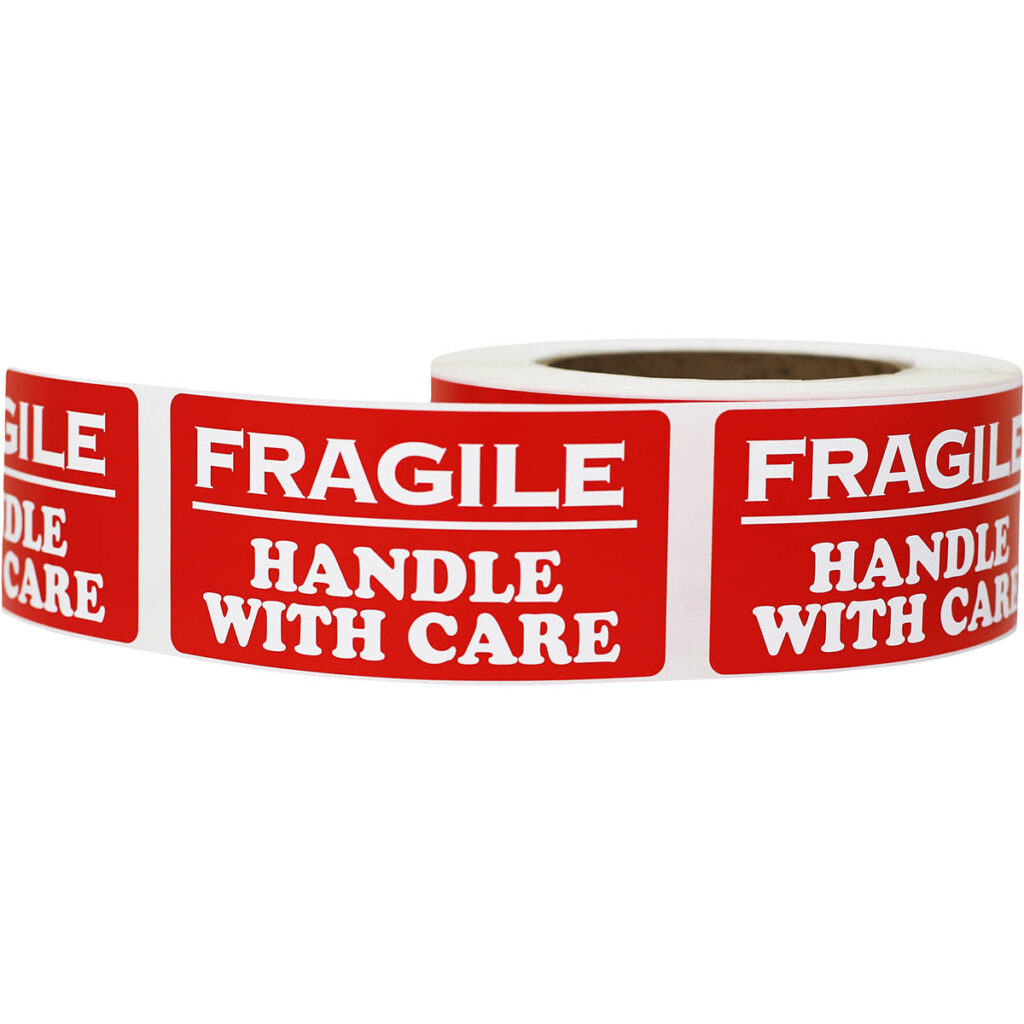 fragile handle with care labels