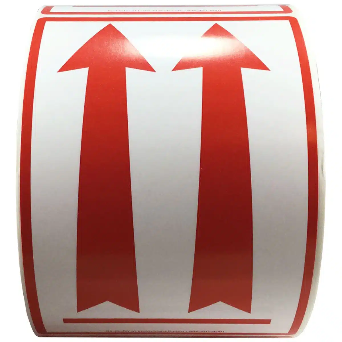 Air Specialty Up Red Arrow Labels 4 x 6 Quantity 500