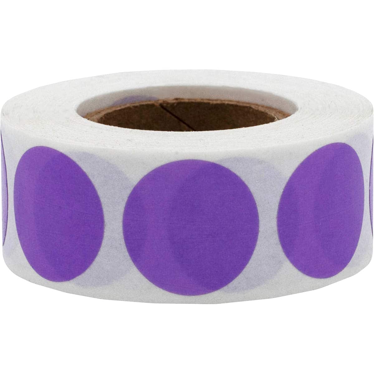 Purple Transparent Labels 3/4" Round QTY 500 Purple Transparent Labels 3/4" Round QTY 500